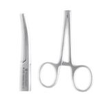 MAYERBACH Hemostatik Pens Eğri – Clamp / Mosquito 14 cm - Görsel 2